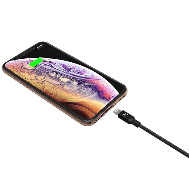 Adam Elements PeAk II C200B 200cm MFi USB-C To Lightning Cable - Black