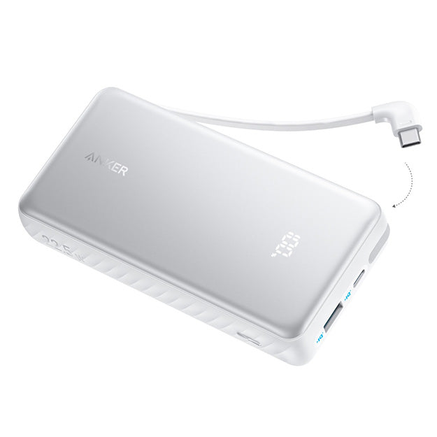 Anker Zolo 20 000mAh 22.5W Fast Charging Power Bank With Type-C Cable - White
