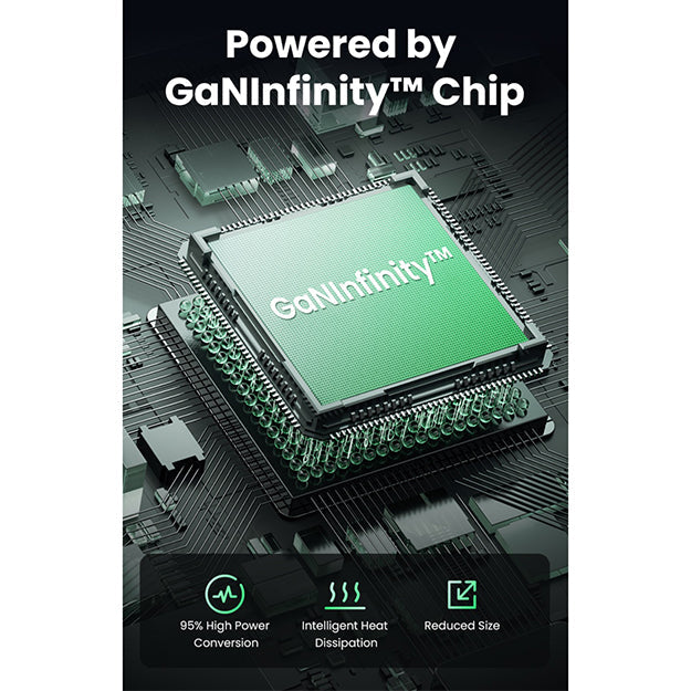 UGreen Nexode 3 Port PD/USB Wall Charge - Grey