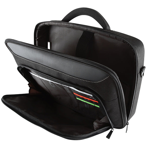 Targus Classic+ 17" - 18" Clamshell Laptop Bag - Black/Red