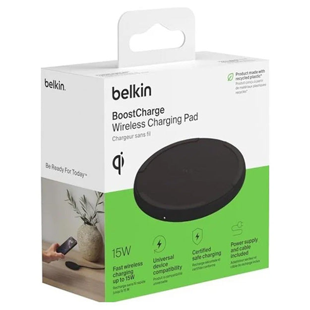 Belkin 15W Wireless Qi Charging Pad - Black