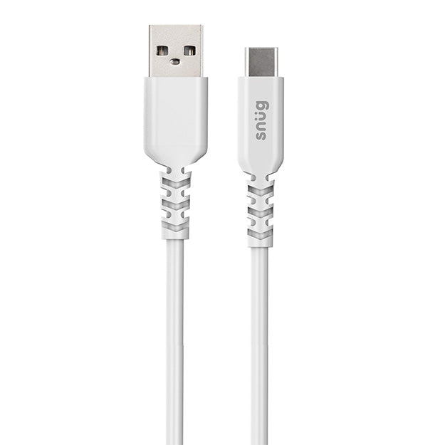 Snug USB-C To USB-A Charing And Data Transfer 1.2m Cable - White