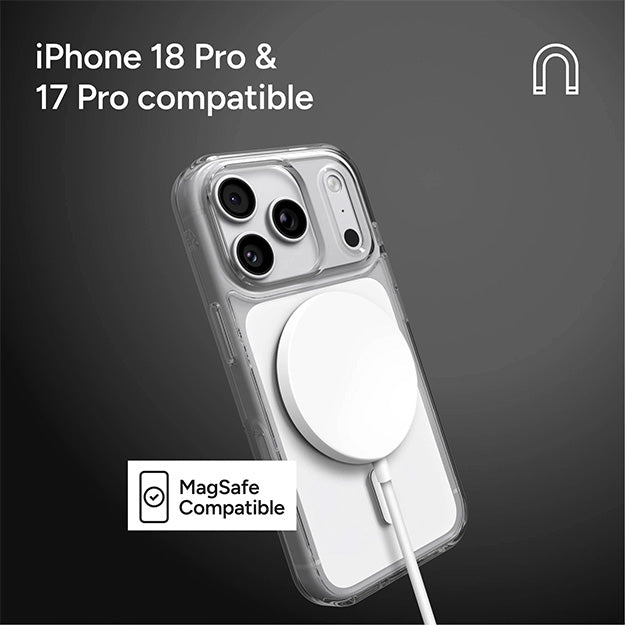 Zagg Crystal Palace Lite Snap MagSafe Case For Apple iPhone 18 PRO / 17 PRO - Clear