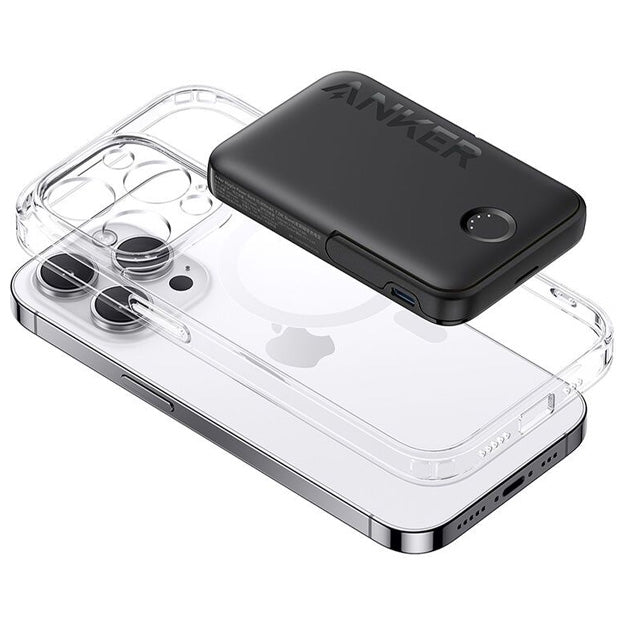 Anker 5000mAh MagGo Magnetic Wireless Power Bank With MagSafe - Black