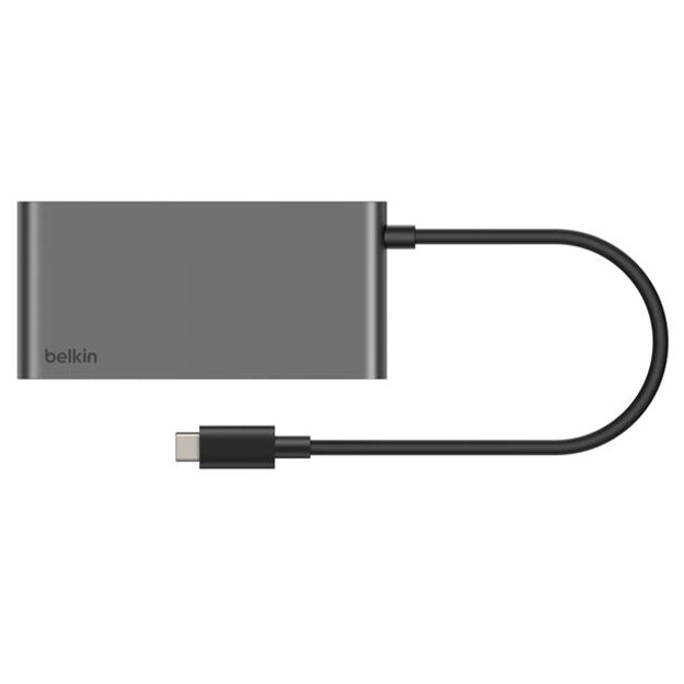 Belkin Connect 5-Port USB Hub with Dual USB-C Ports - Grey