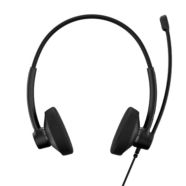 EPOS Impact 100 MS Stereo USB-C+A On-Ear Headset - Black