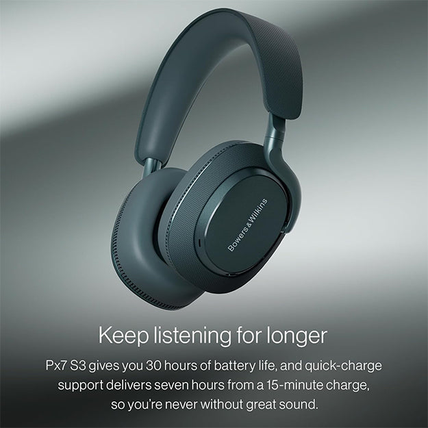 Bowers & Wilkins Px7 S3 Wireless Noise-Cancelling Over-Ear Headphones