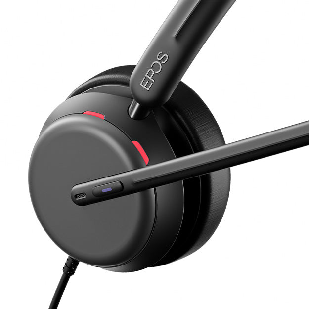 EPOS IMPACT 860T ANC Double-sided Wired On-Ear Headset - Black