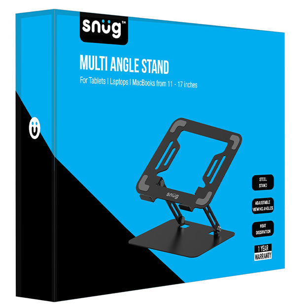 Snug Multi Angle Laptop Stand – Black