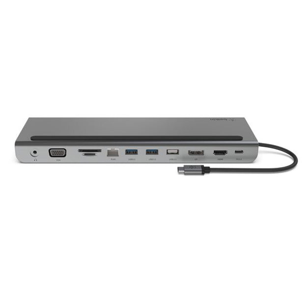 Belkin Connect USB-C 11-In-1 Multiport Dock - Silver