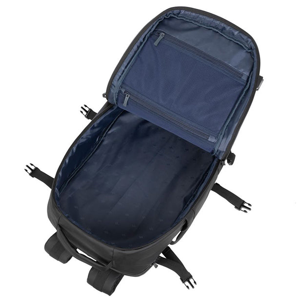 Rivacase 8465 Tegel Coated ECO Travel Business Backpack For Laptops Up To 17.3” - Black