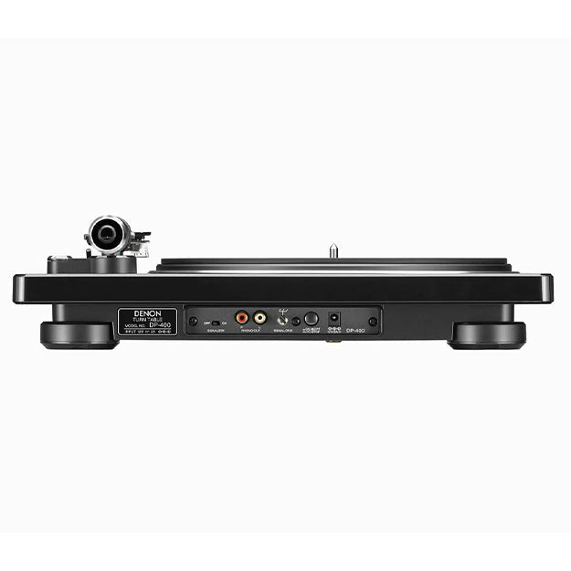 Denon DP-400 Premium Belt-Driven Hi-Fi Turntable - Black
