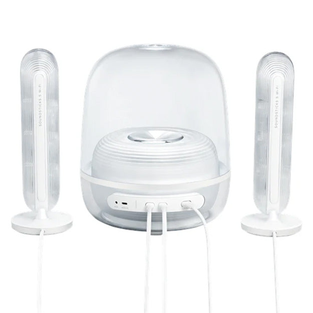 Harman Kardon SoundSticks 5 WIFI Speaker - White/Clear