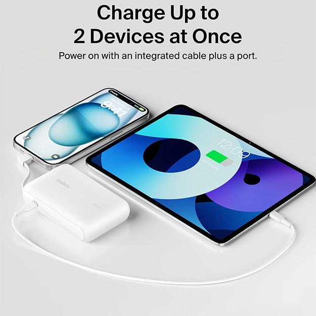 Belkin BoostCharge 10 000 mAh With USB-C Cable Power Bank
