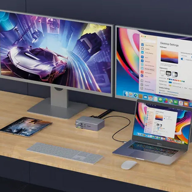 LMP ThunderDock Thunderbolt 5 8K 14 Port Dock - Space Grey