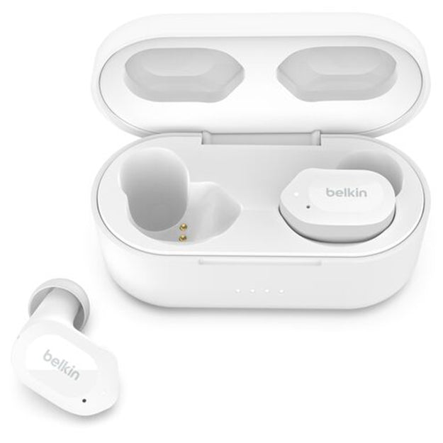 Belkin SoundForm Play True Wireless In-Ear Earbuds - White