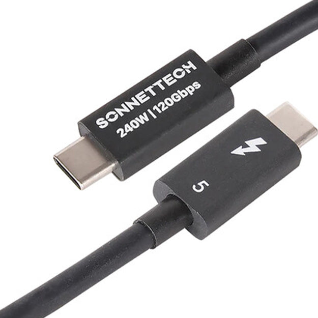 Sonnet Thunderbolt 5 Cable 0.8m (2.6') - Black