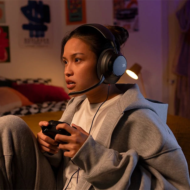 JBL Quantum 120 Wired Over-Ear Multiplatform Gaming Headset