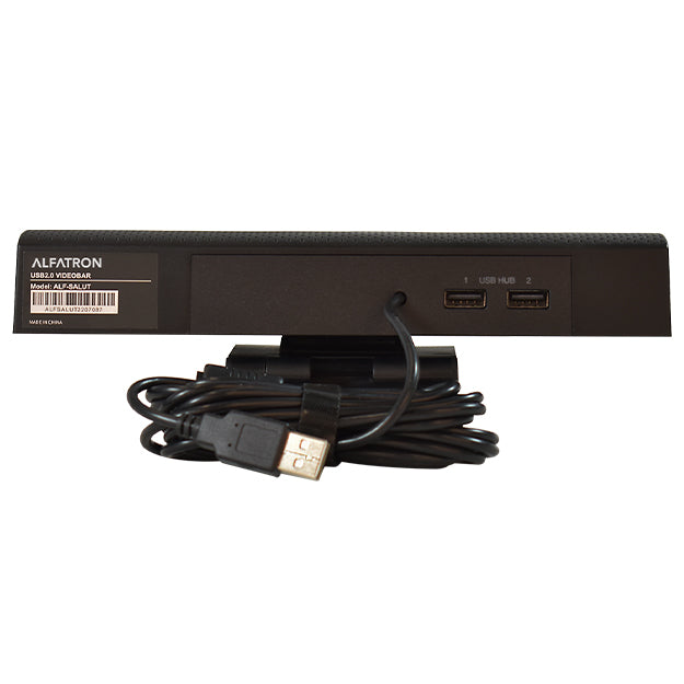 Alfatron Salut All In One Mini Video Conference System With Webcam, Microphone & Speaker - Black