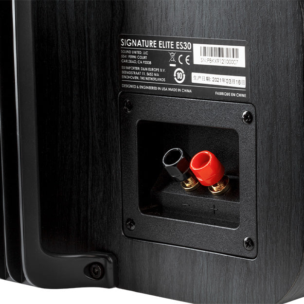 Polka Signature Elite ES30 High-Quality Center Channel Speaker - Black