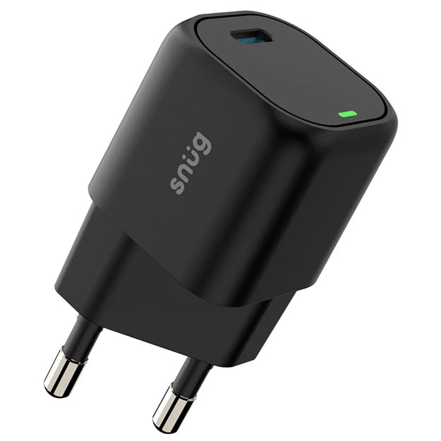 Snug 1 Port Mini PD Home Charger 25W - Black