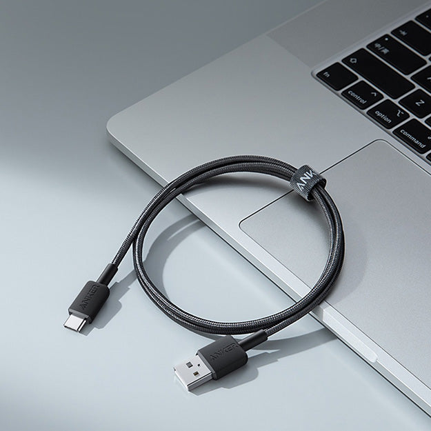 Anker 322 PowerLine USB-A To USB-C 0.9M Cable – Black