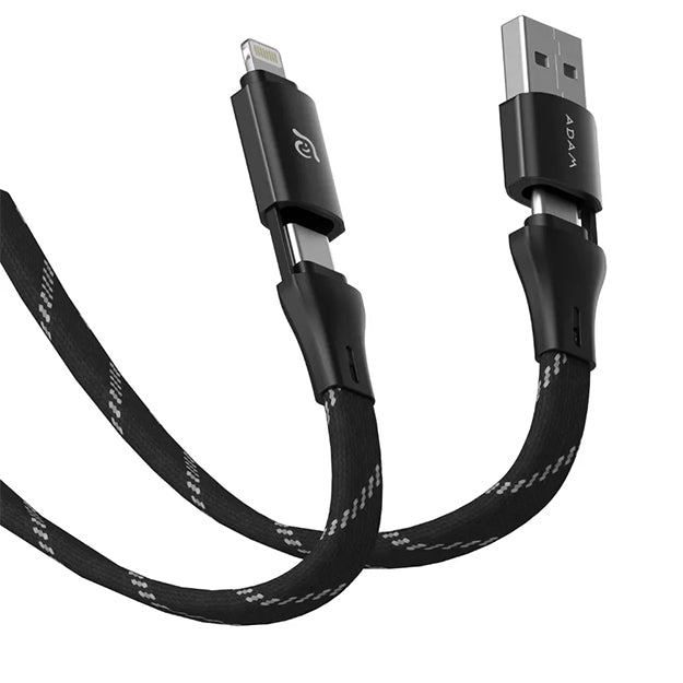 Adam Elements PeAk MF401 4-In-1 60W Magnetic Flat Charging Cable
