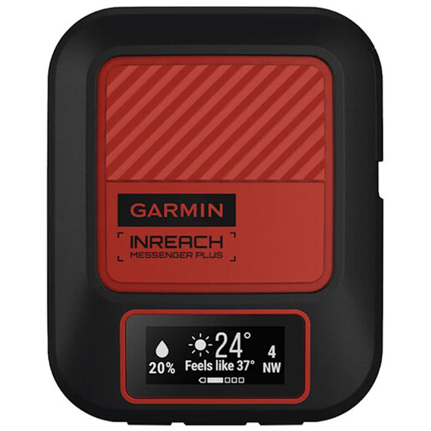 Garmin inReach Messenger Plus SOS Satellite Communicator With Photo & Voice Messaging - Black & Red