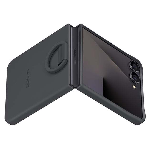 Samsung Silicone Cover With Ring For Samsung Galaxy Z Flip7