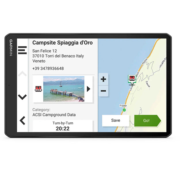 Garmin Camper 1095 10" Camper Sat Nav With Live Traffic - Black