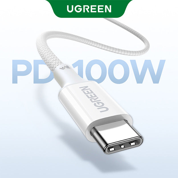 Ugreen Type-C To Type-C Braided Cable 2 Meter 100W