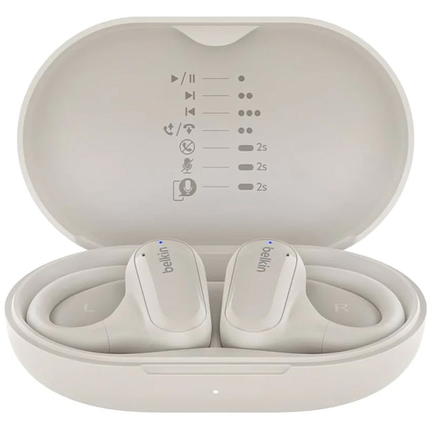 Belkin SoundForm Breeze Open-Ear True Wireless Earbuds - Sand