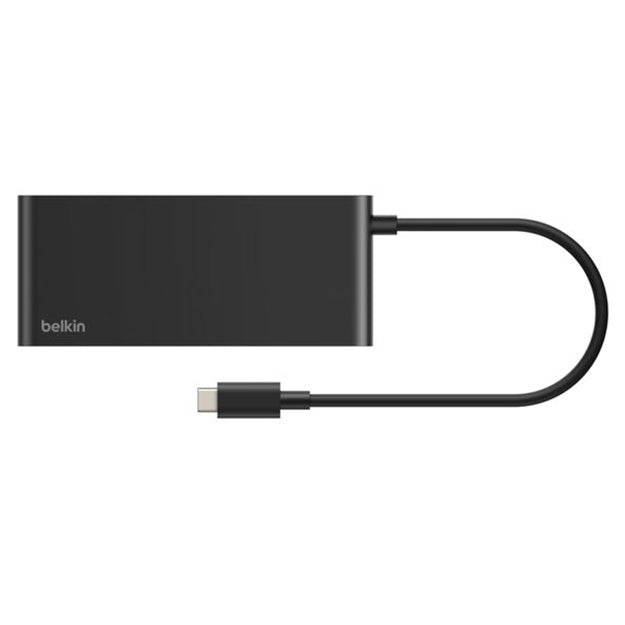 Belkin Connect 7-Port 100W USB-C Hub With Dual USB-C Ports - Black