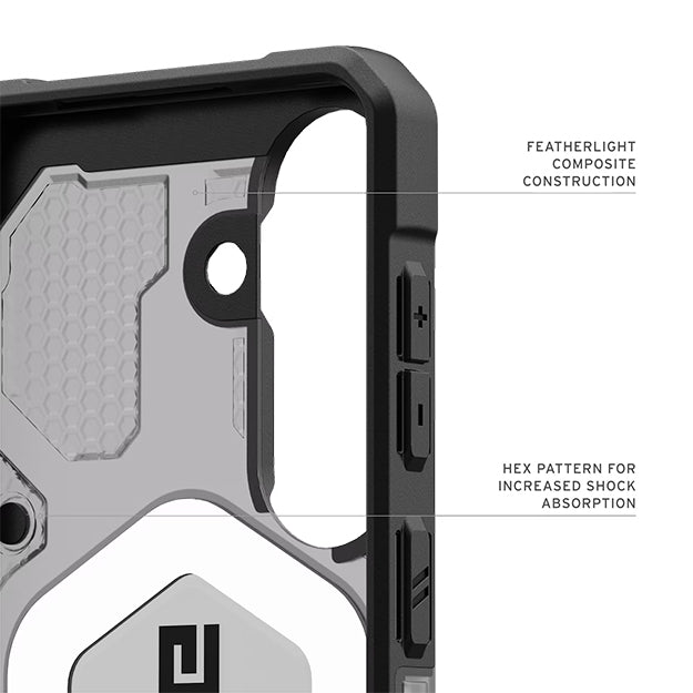 UAG Pathfinder Clear Rugged Case For Samsung Galaxy S26 - Ash/Black
