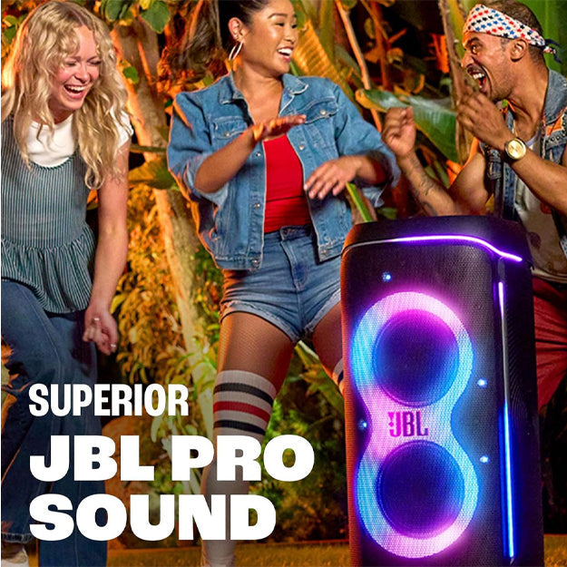 JBL PartyBox 720 Bluetooth Party Speaker With 2 JBL Wireless Microphones - Black