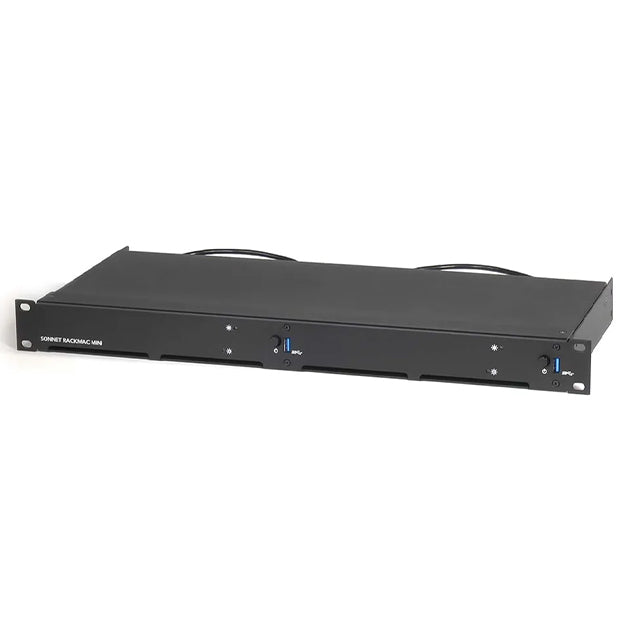 Sonnet RackMac Mini 1U Rack Kit For 2 Mac Mini's - Black