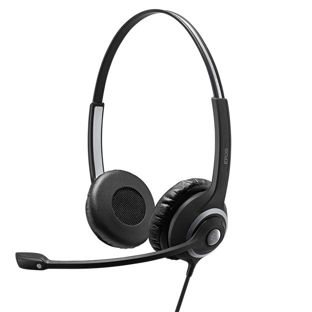 EPOS Impact SC 260 USB MS II Wired Robust Double-Sided USB On-Ear Headset - Black
