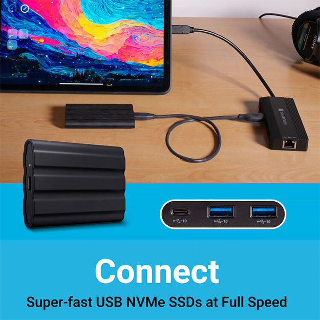 Sonnet Echo 6 USB-C 5GbE Multi Hub - Black