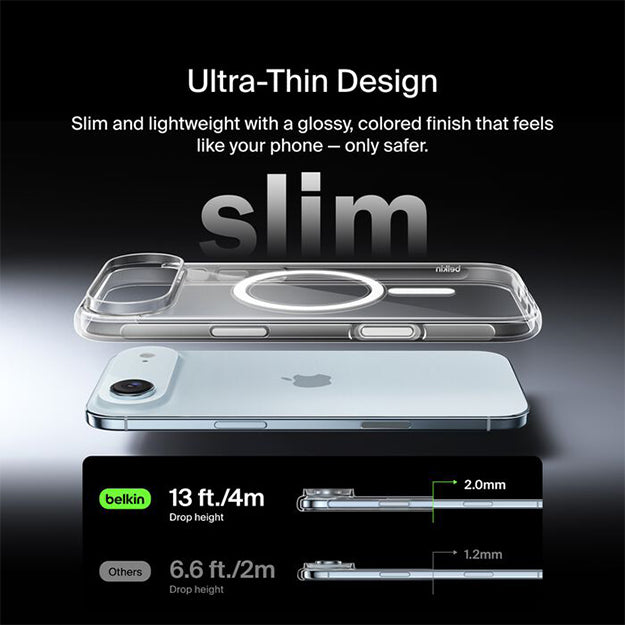 Belkin SheerForce Clear Case For iPhone AIR - Transparent