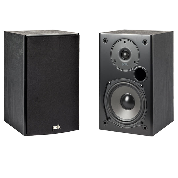 Polk T50 5.0 System Bundle With Denon AVRX580BT Network AV Receiver - Black