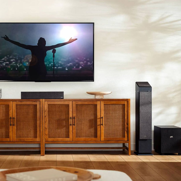 Polk Monitor XT10 Powered High-Performance 10" Subwoofer - Black