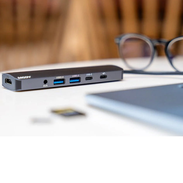 Moov USB-C 6-In-1 Multiport Hub - Grey
