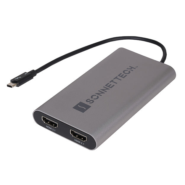 Sonnet Thunderbolt Dual 4K 60Hz HDMI 2.1 Adapter - Silver
