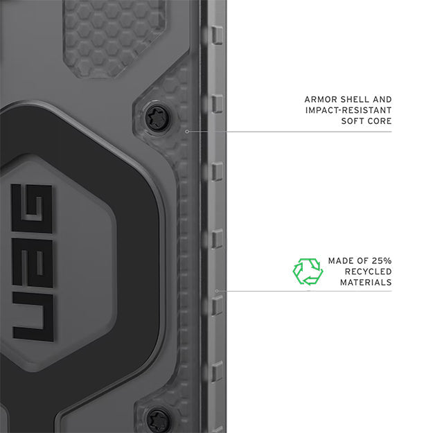 UAG Pathfinder Clear Rugged Case For Samsung Galaxy S26 - Ash/Black