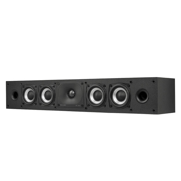 Polka Monitor XT35 High-Resolution Slim Center Channel Speaker - Black