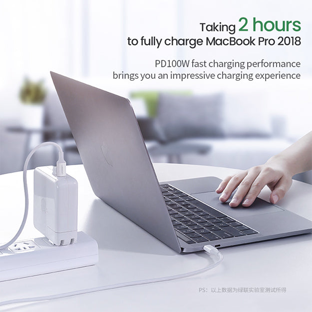 UGreen Type-C To Type-C Cable 100W 1m - White