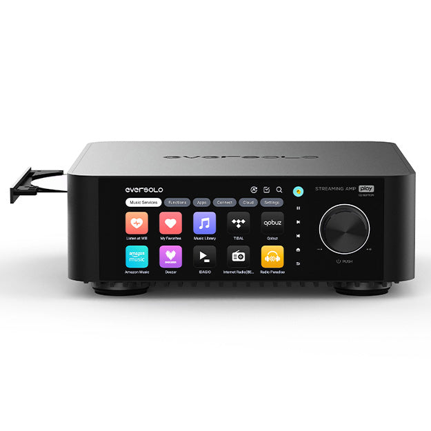 Eversolo Play CD All-In-One Music Streamer With Amplifier - Black