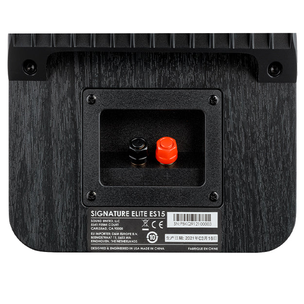 Polk Signature Elite ES15 High Quality Compact Bookshelf Speakers - Black