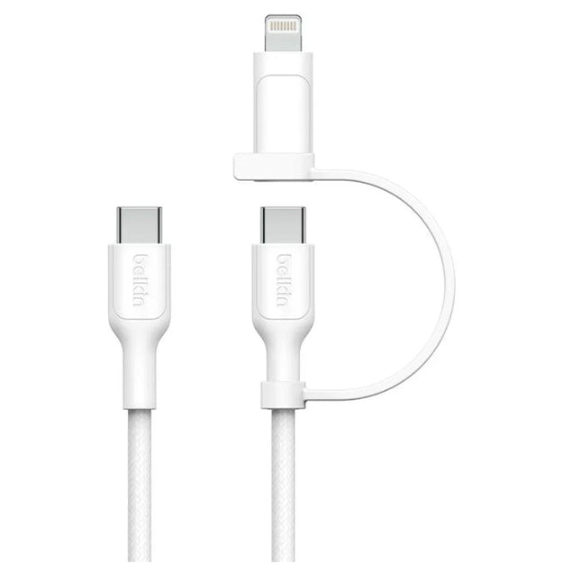 Belkin BoostCharge Pro 2-in-1 Type-C With Lightning Connector USB 1.5m Cable
