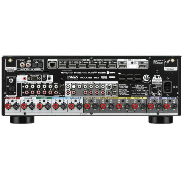 Denon AVR-X3800H 9.4 Channel Network AV Receiver - Black (Unboxed Deal)